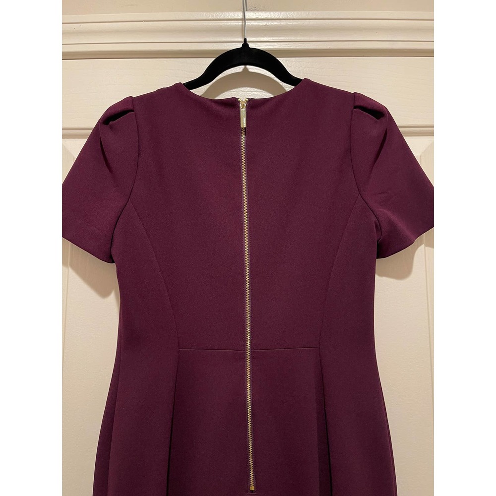 Calvin Klein Purple Sheath Dress Sz 4 - Picture 8 of 11